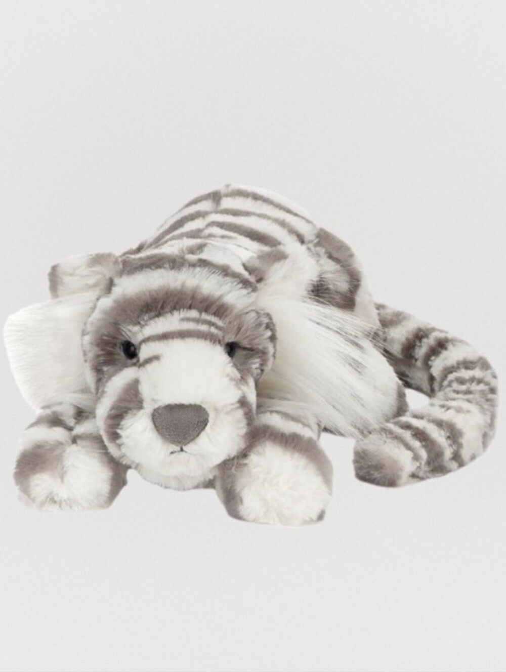 Jellycat Sacha Snow Tiger Little Soft & Pluah 3.1x3.1x8.3" BNWT Authentic